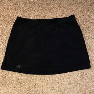 Arc'teryx Womens''s Lycra Athletic Skirt/Skort Black Size Large